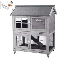 Mia's Pet Supply Aivituvin Rabbit Hutch Outdoor Indoor With Run