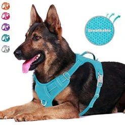 Mia's Pet Supply No Pull Dog Harness Front Clip Heavy Duty Reflective Easy Control Handle For Large Dog Leashes And Harness