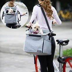 Mia's Pet Supply Travel Pet Carrier Bicycle Basket Bag - Durable & Comfortable for Cats & Dogs 14 Mia's Pet Supply Travel Pet Carrier Bicycle Basket Bag Pet Carrier/Booster