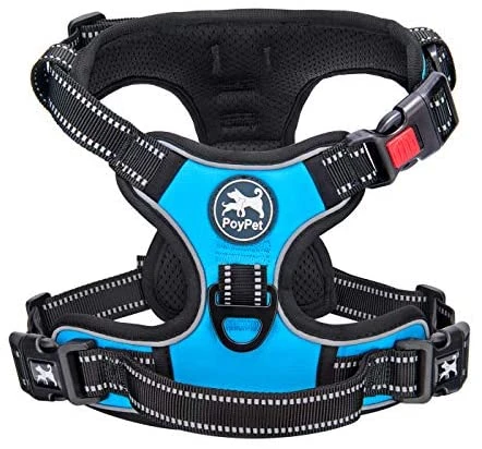Mia's Pet Supply PoyPet No Pull Dog Harness - Reflective, No Choke Front Lead for Comfort & Safety 16 Mia's Pet Supply PoyPet No Pull Dog Harness, No Choke Front Lead Dog Reflective Harness Leashes And Harness