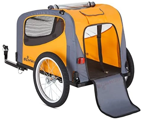 Mia's Pet Supply Schwinn Rascal Bike Pet Trailer for Dogs - Small & Large Breeds, Orange 5 Mia's Pet Supply Schwinn Rascal Bike Pet Trailer, For Small And Large Dogs, Small, Orange