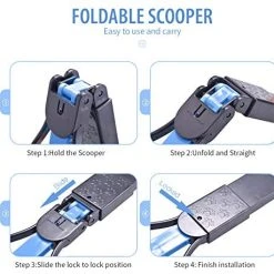 Mia's Pet Supply Non-Breakable Pooper Scooper for Dogs and Cats - Durable & Hygienic Pet Waste Cleanup Tool 12 Mia's Pet Supply Hygiene PPOGOO Non-Breakable Pet Pooper Scooper For Dogs And Cats