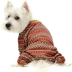 Mia's Pet Supply Fitwarm Dog Sweater Knitted Pajamas