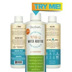 Mia's Pet Supply : Oxyfresh Premium Pet Dental Care Solution (8oz): Hygiene