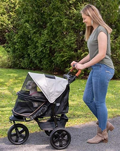 Mia's Pet Supply No-Zip Jogger Pet Stroller for Cats & Dogs - Lightweight Travel Stroller 2 Mia's Pet Supply Pet Gear No-Zip Jogger Pet Stroller For Cats/Dogs Travel