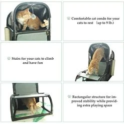 Mia's Pet Supply CO-Z 4 In 1 Multi-Functional Cat Tree Condo Furniture