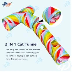 Mia's Pet Supply Cat Toys Cat Tunnel Toy And Cubes Combo, Cat Tunnels For Indoor Cats