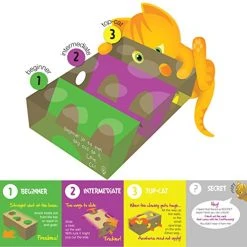 Mia's Pet Supply : Cat Interactive Treat Maze & Puzzle Feeder Cat Toys