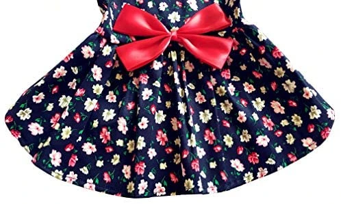 Mia's Pet Supply Puppy Dog Dress - Cute Princess Bowknot Apparel for Small Dogs 7 Mia's Pet Supply Petroom Puppy Dog Dress, Cute Princess Bowknot Dresses Apparel