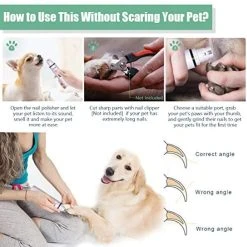 Mia's Pet Supply Boence Dog Nail Grinder, Pet Nail Grinder Hygiene