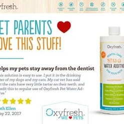 Mia's Pet Supply : Oxyfresh Premium Pet Dental Care Solution (8oz): Hygiene
