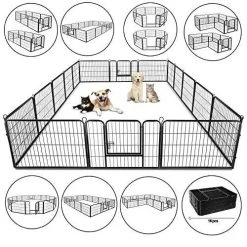 Mia's Pet Supply ZENY Fold Able Metal Pet Exercise Pen