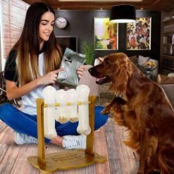 Mia's Pet Supply Interactive Dog Food Puzzle Toy - Treat Dispensing Dogs Slow Feeder