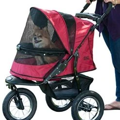 Mia's Pet Supply No-Zip Jogger Pet Stroller for Cats & Dogs - Lightweight Travel Stroller 18 Mia's Pet Supply Pet Gear No-Zip Jogger Pet Stroller For Cats/Dogs Travel