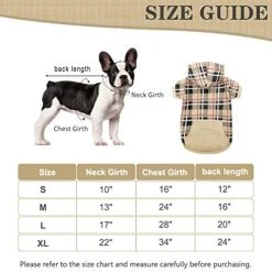 Mia's Pet Supply EXPAWLORER Plaid Dog Hoodie