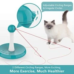 Mia's Pet Supply Newest Cat Laser Toy, Upgraded Interactive Tumbler Laser Toys