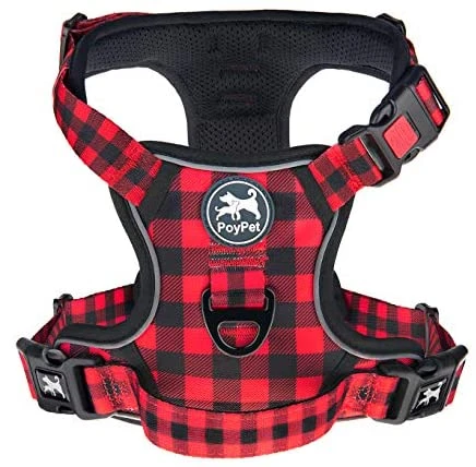 Mia's Pet Supply PoyPet No Pull Dog Harness - Reflective, No Choke Front Lead for Comfort & Safety 10 Mia's Pet Supply PoyPet No Pull Dog Harness, No Choke Front Lead Dog Reflective Harness Leashes And Harness