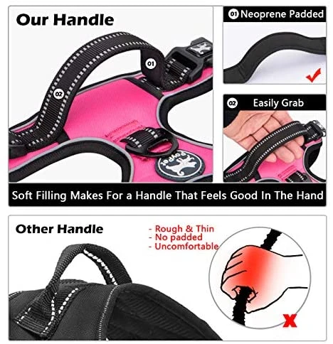 Mia's Pet Supply PoyPet No Pull Dog Harness - Reflective, No Choke Front Lead for Comfort & Safety 4 Mia's Pet Supply PoyPet No Pull Dog Harness, No Choke Front Lead Dog Reflective Harness Leashes And Harness