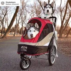 Mia's Pet Supply Travel Ibiyaya Heavy Duty Dog Stroller/Pull Behind Bike Trailer
