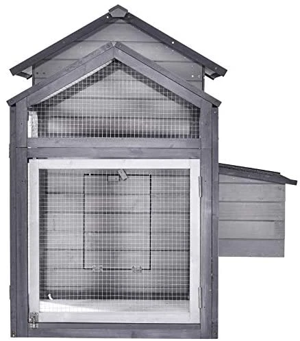 Mia's Pet Supply PawHut Large 100" Solid Wood Deluxe Outdoor Chicken Coop - Durable & Spacious Chicken Cage 8 Mia's Pet Supply PawHut Large 100" Solid Wood Deluxe Outdoor Chicken Coop Chicken Coop Cages