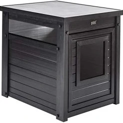 Mia's Pet Supply EcoFlex Litter Box Cover/End Table, Russet, Standard