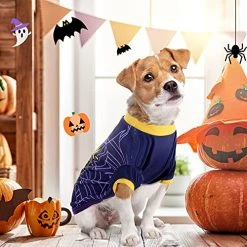 Mia's Pet Supply Apparel 5 Pcs Fall Halloween Dog Shirt Halloween