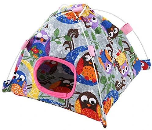 Mia's Pet Supply Aviary & Perches HEEPDD Bird Hammock - Cartoon Parrot Hanging Tent with Coral Mat Cage Decor 1 Mia's Pet Supply Aviary & Perches HEEPDD Bird Hammock, Cartoon Parrot Hanging Tent With Coral Mat Cage Decor For Pet