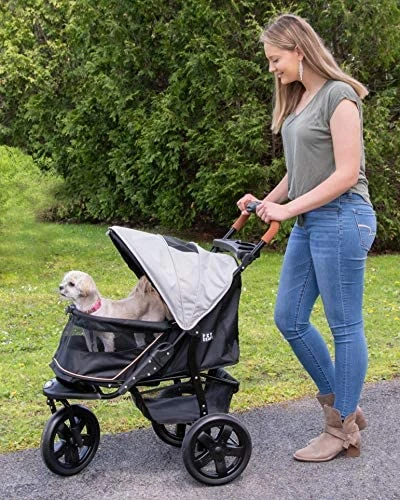 Mia's Pet Supply No-Zip Jogger Pet Stroller for Cats & Dogs - Lightweight Travel Stroller 3 Mia's Pet Supply Pet Gear No-Zip Jogger Pet Stroller For Cats/Dogs Travel