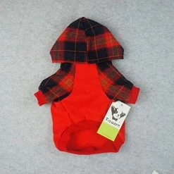 Mia's Pet Supply Fitwarm Plaid Pet Clothes For Dog Sweatshirts