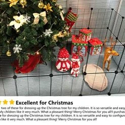 Tespo Pet Playpen - Portable Metal Wire Small Animal Cage for Indoor Use by Mia's Pet Supply 17 Mia's Pet Supply : Tespo Pet Playpen, Small Animal Cage Indoor Portable Metal Wire Yd Fence