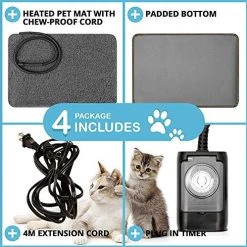 Mia's Pet Supply PETYELLA Cat Houses For Outdoor Cats - Heated Cat Bed