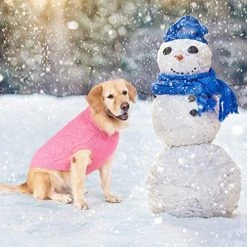 Mia's Pet Supply Turtleneck Knitted Dog Sweater Apparel