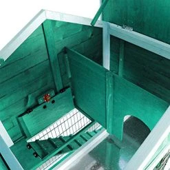 Mia's Pet Supply Petsfit Bunny Cage, Outdoor Rabbit Hutch Rabbit Houses & Accessories