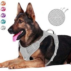 Mia's Pet Supply No Pull Dog Harness Front Clip Heavy Duty Reflective Easy Control Handle For Large Dog Leashes And Harness