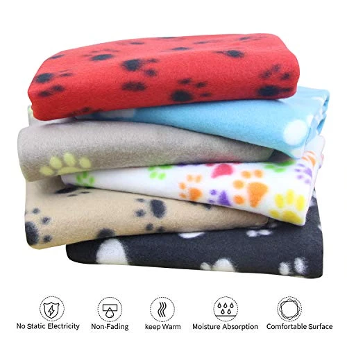 Mia's Pet Supply AK KYC 6 Pack Mixed Puppy Blanket Cushion - Fleece Dog & Cat Bedding 9 Mia's Pet Supply : AK KYC 6 Pack Mixed Puppy Blanket Cushion Dog Cat Fleece Blankets Bedding