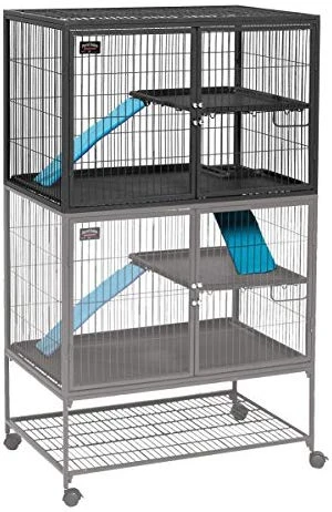 MidWest Homes For Pets Deluxe Ferret Nation Cage - Durable & Spacious Ferret Habitat 1 Mia's Pet Supply MidWest Homes For Pets, Deluxe Ferret Nation,