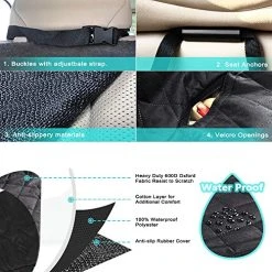 Mia's Pet Supply Travel : Premium Dog Hammock For Car Back Seat,