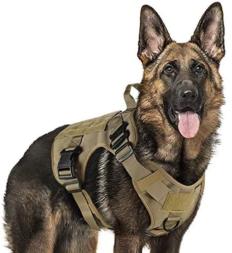 Mia's Pet Supply Tactical Dog Harness Vest with Handle - Large Size, Durable & Comfortable for Dogs 11 Mia's Pet Supply Leashes And Harness Tactical Dog Harness Vest Large With Handle