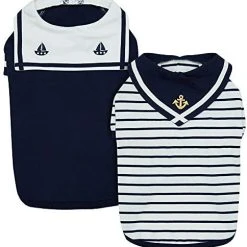 Mia's Pet Supply Patriotic Blueberry Pet Apparel - Pack of 2 Soft & Comfy USA Flag Cat & Dog Outfits 26 Mia's Pet Supply Blueberry Pet Pack Of 2 Soft & Comfy Patriotic Spirit USA Stars Stripes American Flag Apparel