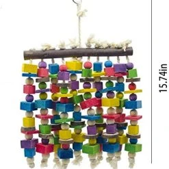 Mia's Pet Supply Aviary & Perches Delokey Large Bird Parrot Chewing Toy - Large Macaws Cokatoos, African Grey