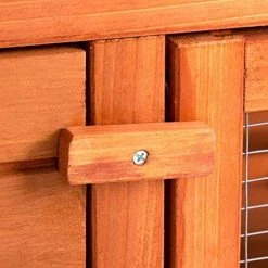 Mia's Pet Supply Tangkula Chicken Coop Outdoor Wooden Chicken Coop Garden Backyard Farm Bunny