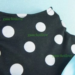 Fitwarm Cute Polka Dot Ribbon Dog Dress - Cozy Dog Shirt & Pet Apparel, Small Size 11 Mia's Pet Supply Fitwarm Cute Polka Dot Ribbon Dog Dress Dog Clothes Cozy Dog Shirt Pet Dress, Small Apparel