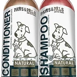 Mia's Pet Supply Hygiene Paws & Pals Natural Oatmeal Dog Shampoo And Conditioner Combo