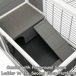 Mia's Pet Supply COZIWOW Indoor Outdoor Rabbit Hutch