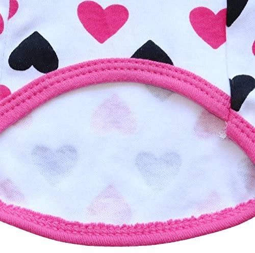 Mia's Pet Supply DroolingDog Small Dog Clothes - Pink Pet Apparel for Small Dogs & Cats 5 Mia's Pet Supply DroolingDog Small Dog Clothes Pet Apparel Dog T Shirt Cat Shirts For Small Dogs, Medium, Pink : Pet Supplies
