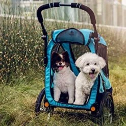 Mia's Pet Supply PETIQUE All Terrain Jogger-Sailboat Pet Stroller, Sailboat, Travel