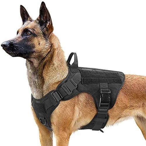 Mia's Pet Supply Tactical Dog Harness Vest with Handle - Large Size, Durable & Comfortable for Dogs 13 Mia's Pet Supply Leashes And Harness Tactical Dog Harness Vest Large With Handle