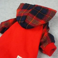 Mia's Pet Supply Fitwarm Plaid Pet Clothes For Dog Sweatshirts