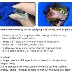 Mia's Pet Supply Apparel VST Comfortable Protective Inflatable Cone Collar