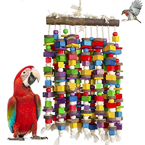 Mia's Pet Supply: Large Bird Parrot Chewing Toy - Durable Aviary & Perches for Parrots 1 Mia's Pet Supply : Large Bird Parrot Chewing Toy Aviary & Perches